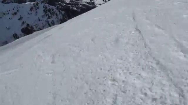 Спуск с горы Rendl ( Sankt Anton am Arlberg, Austria) по красной трассе смотреть онлайн
