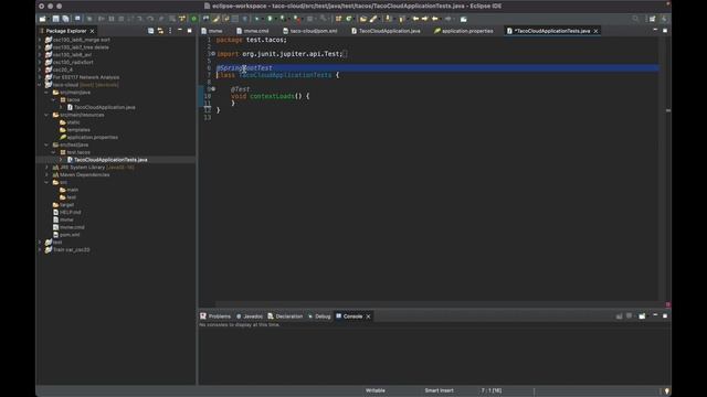 Spring Framework : Testing the application (@SpringBootTest) смотреть онлайн