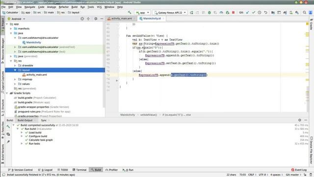Android Based Calculator Using Kotlin with the help Evaluate Function | Android | Kotlin смотреть онлайн