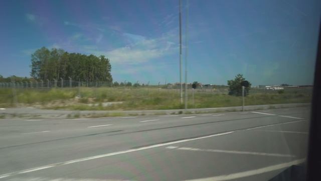 Sweden Stockholm, Bus 583 Ride From Märsta Station To Arlanda Airport Terminal 5