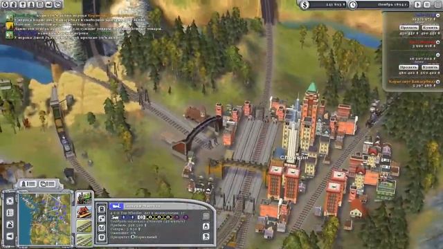 Sid Meier's RailRoads! Прохождение. Северо-запад США, сложность - Магнат смотреть онлайн