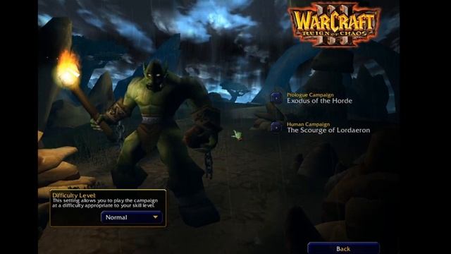Warcraft 3 Exodus of the Horde Campaign Screen смотреть онлайн