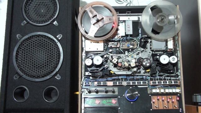 Магнитофон катушечный КАЕ, своими руками. Пока ещё проект. смотреть онлайн