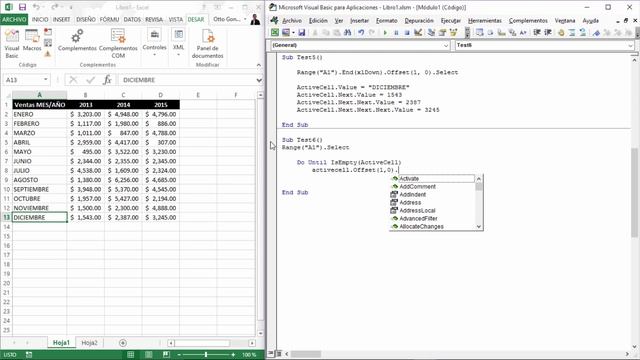 Recorrer Filas y Columnas Parte 3 | VBA Excel 2013 #71 смотреть онлайн