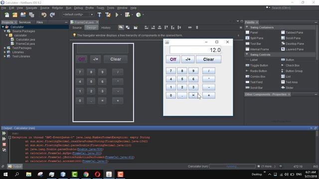 Java Calculator App Development Tutorial #13 The END смотреть онлайн