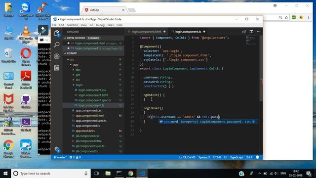 #03 : How to Create Simple Login Page in Angular 4 - Step by Step смотреть онлайн