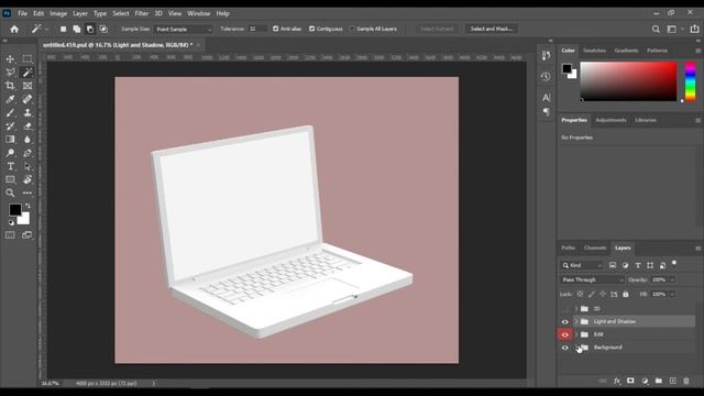How To Design A Clay Laptop Mockup | PC Laptop Mockup | Photoshop Mockup Tutorial