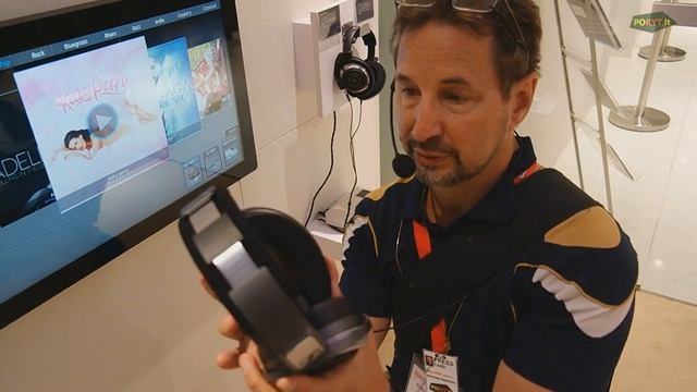 Sennheiser stendas. Ausinės. IFA 2016. © Poryt.lt смотреть онлайн