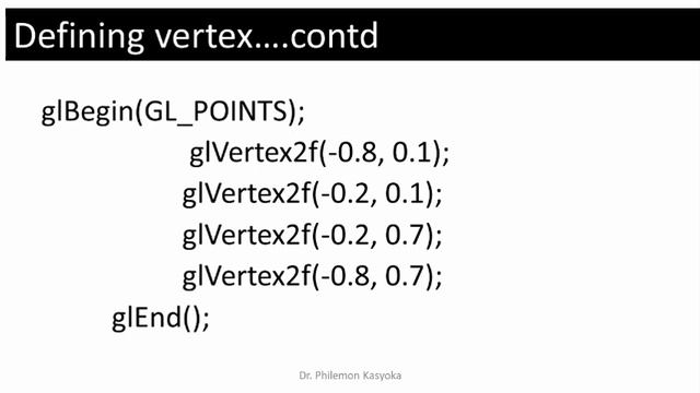 Part 1 Creating Lines and Points using OpenGL смотреть онлайн