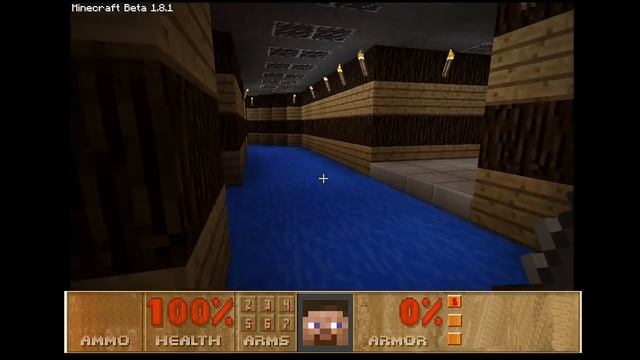2nd Level of Doom 2 in Minecraft смотреть онлайн