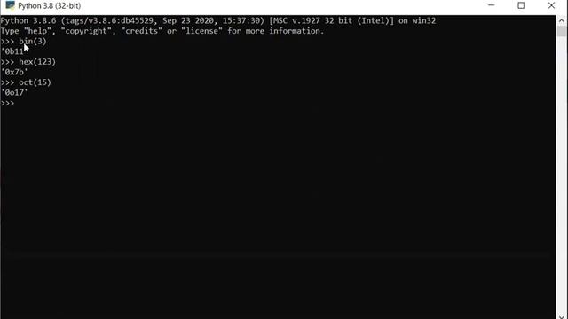 Python для чайников! Cистемы счисления BIN HEX OCT! смотреть онлайн