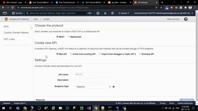 How to create API Gateway and integrate to AWS lambda function (python) смотреть онлайн