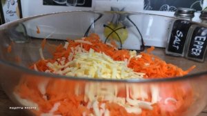 Салат с морковкой , чесноком и сыром | морковка с чесноком | рецепты просто