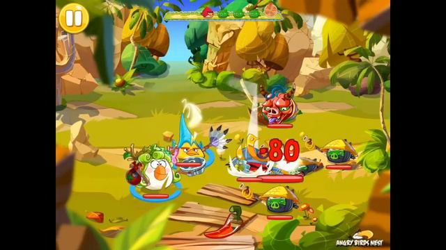 Angry Birds Epic Volcano Island Dungeon Walkthrough