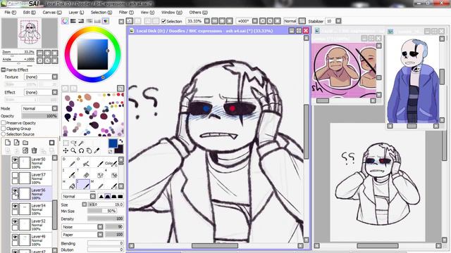 【Undertale】BHC Ash- Speed Draw【SAI】 смотреть онлайн