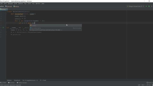 Python Leetcode Solution 15: 3Sum смотреть онлайн