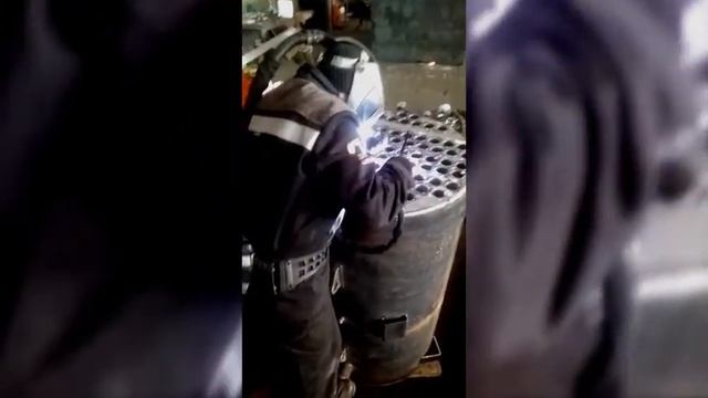 Сварка трубных досок