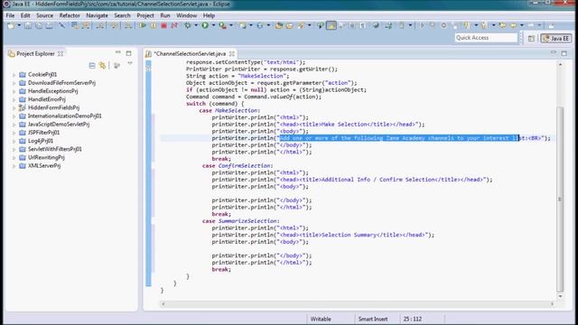 Hidden Form Fields w/ JAVA Servlets - Tutorial смотреть онлайн