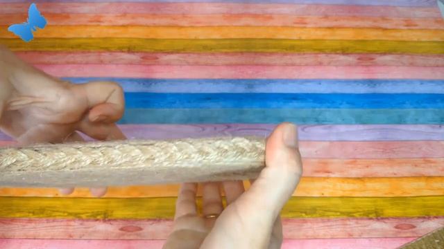 ОСЕННЯЯ Поделка из ШПАГАТА и КАРТОНА / Осенние поделки своими руками/ ПОДЕЛКИ из ДЖУТА смотреть онлайн