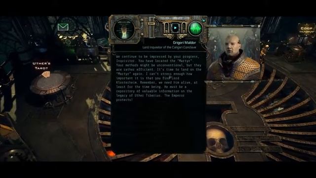 WARHAMMER 40K INQUISITOR: MARTYR - Lord Inquisitor Grigori Maldor - Brian Stivale VOICE ACTOR смотреть онлайн