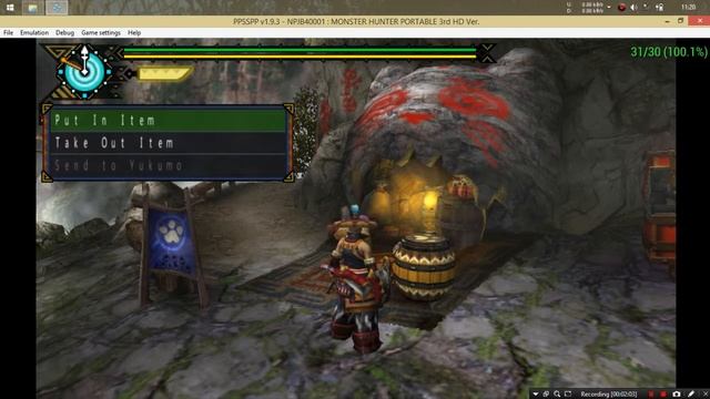 Monster Hunter P 3rd (Eng Patch) PSP - PPSSPP 1.9.3 Test Game on Intel HD 3000 CPU i3-2330m 4GB RAM смотреть онлайн