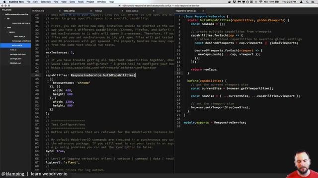 WebdriverIO Responsive Viewport Service смотреть онлайн