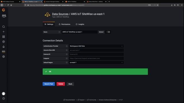 Set Up AWS IoT SiteWise Data-Source Plugins in Amazon Managed Grafana | Amazon Web Services смотреть онлайн