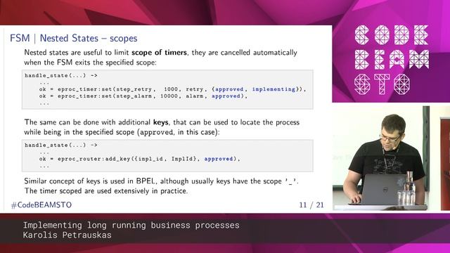 Karolis Petrauskas - Implementing long-running business processes | Code BEAM STO 19 смотреть онлайн
