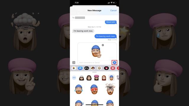 How to Save Memoji Sticker to iPhone or iPad Camera Roll смотреть онлайн