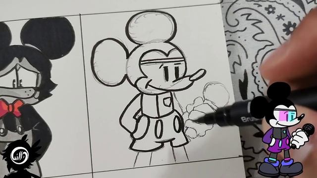 FNF Drawing - Suicide Mouse / Mickey Reanimated / VS Mickey Mouse 3rd / Sunday Night смотреть онлайн