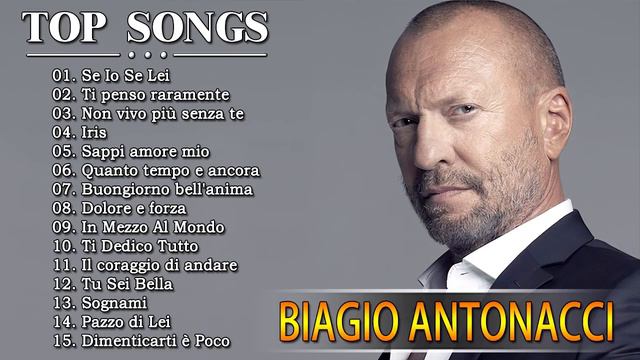 Biagio Antonacci Greatest Hits Collection – The Best Of Biagio Antonacci Full Album