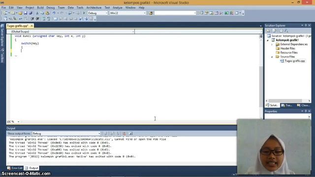 TUGAS GRAFIK - CARA MEMBUAT TITIK PADA VISUAL STUDIO 10 смотреть онлайн