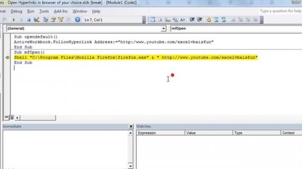 Open Hyperlinks in Firefox, Chrome, Internet Explorer   Excel VBA Tricks