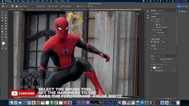 Spidey Neon Glow Effect ( Photoshop Tutorial ) Spiderman смотреть онлайн