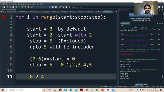 ITERATIVE CONTROL STATEMENTS IN PYTHON | FOR LOOP IN PYTHON | WHILE LOOP IN PYTHON | NESTED LOOPS смотреть онлайн