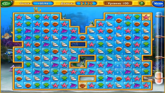 Fishdom - Прохождение игры часть 10 FullHD 1080p 60fps