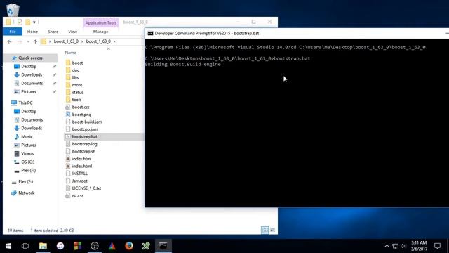 Compiling Boost with microsoft visual studio 2015 смотреть онлайн