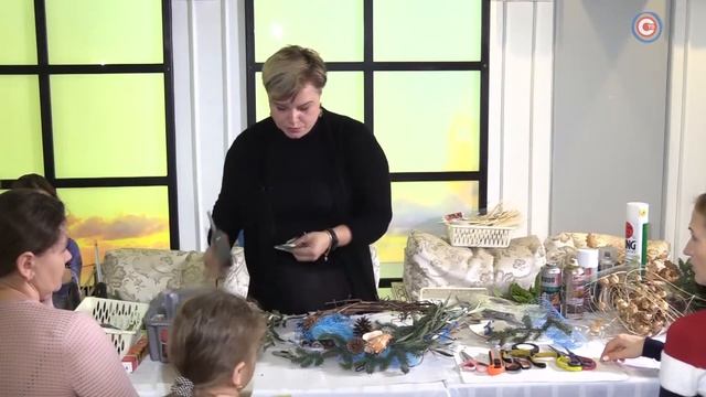 Новогодние украшения. Венок в морском стиле смотреть онлайн