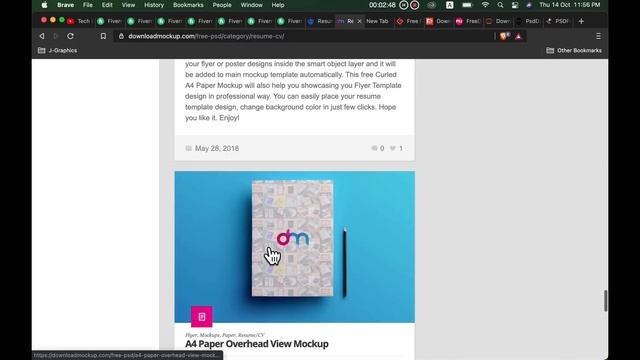 Professional Resume Design in Microsoft Word & Adobe Photoshop + Free Template смотреть онлайн