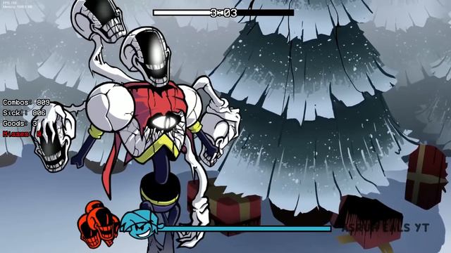 FNF VS TripleTrouble Cover VS lost Sans VS Gaster EXE VS Papyrus (Undertale) | Friday Night Funkin' смотреть онлайн