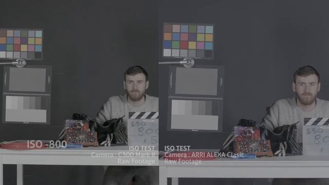 ARRI ALEXA vs C300 Mark II, ISO Test смотреть онлайн