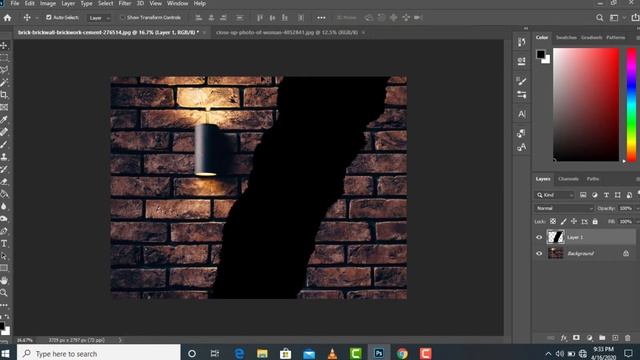 Torn paper brush effect |photoshop cc|photoshop tutorials смотреть онлайн