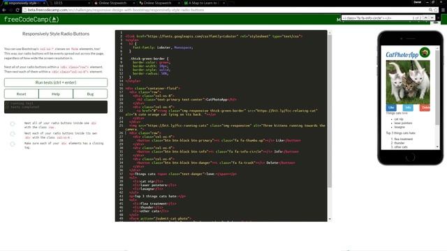 [FCC] SpeedRun: Responsive Design with Bootstrap (under 5 Hours?!) смотреть онлайн