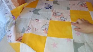 Как сшить одеяло из лоскутков ткани