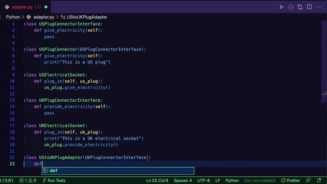 Design Patterns: Adapter | Explanation and Code in both Python and Java смотреть онлайн