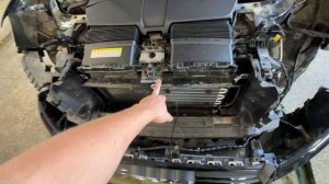 Снятие бампера  Q7 2015 год