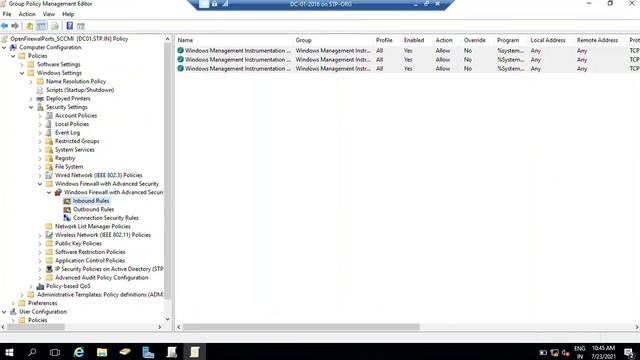 Lecture 13 How to Open Required Ports on Firewall form SCCM by GPO смотреть онлайн