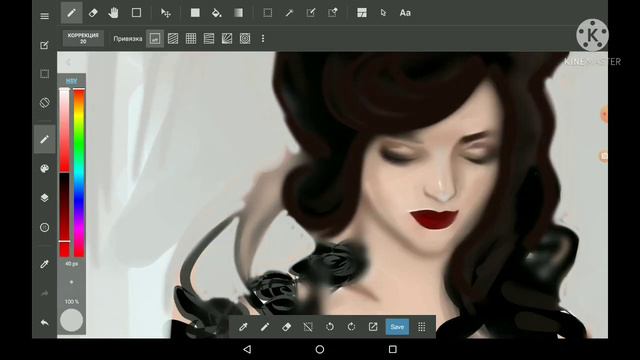 Рисую леди #Halloween/Drawing Lady Halloween смотреть онлайн