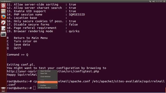 Mail Server Installation and Configuration using SquirrelMail on ubuntu 16 смотреть онлайн