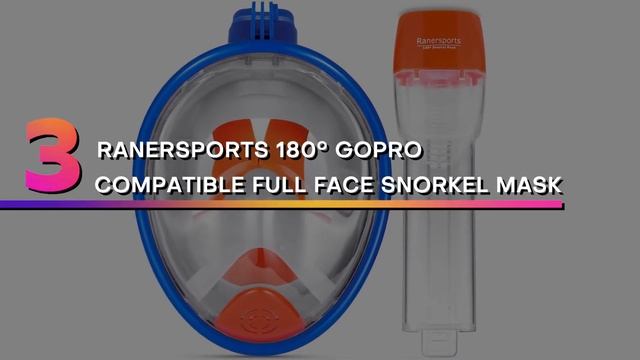 The 5 Best Full Face Snorkel Mask | Foldable | Anti Fog Leak Proof | Scuba Gear | Dry Top Set смотреть онлайн